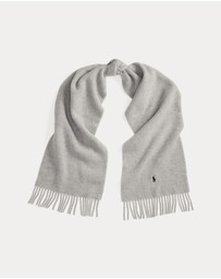 Polo Ralph Lauren - Fringe-Trim Wool Scarf