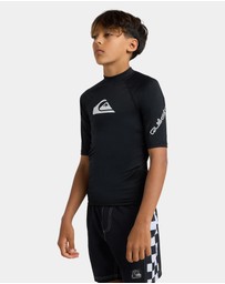 Quiksilver - Boys 8 to 16 All Time Rash Vest