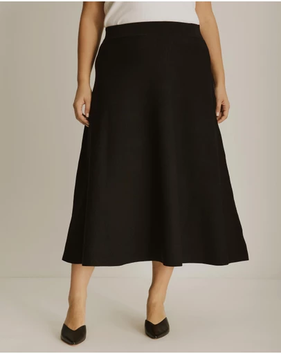Atmos&Here Curvy - Mabel Midi Skirt