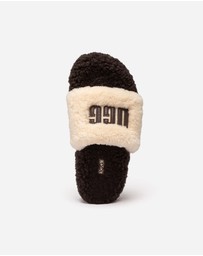 Ozwear Connection Uggs - Ugg Acacia Shearling Logo Slipper