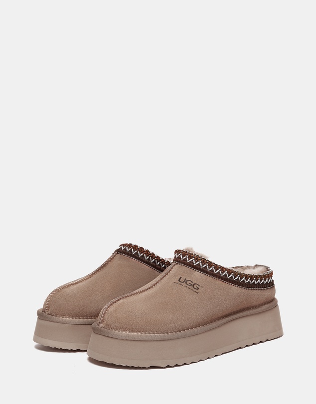 EVERAU - Australian Shepherd Ugg Ventus Platform Cow Suede Upper House Shoes