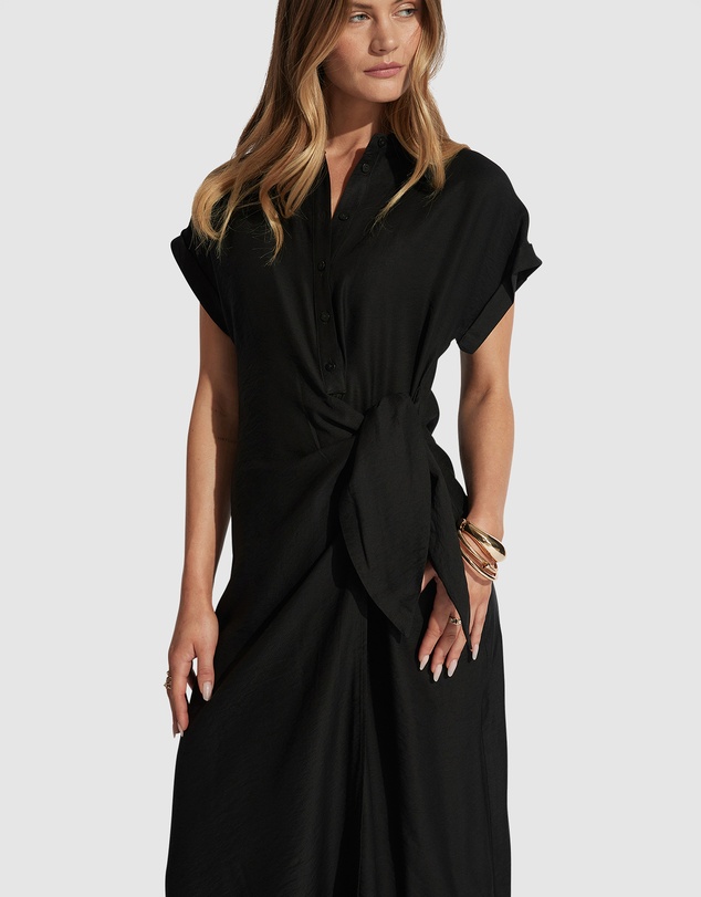 Decjuba - Georgie Tie Waist Dress