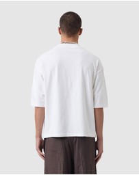 Zanerobe - Mary Flow Crop Tee Vintage White