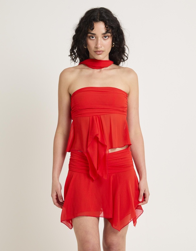 Alice In The Eve - Daphony Chiffon Wrap Top