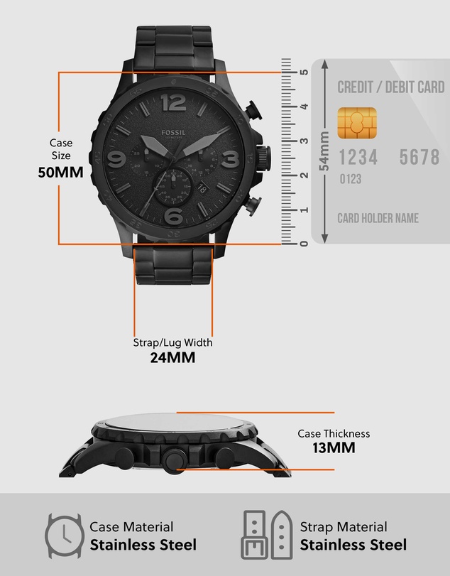 Fossil - Nate Men's Analogue Watch