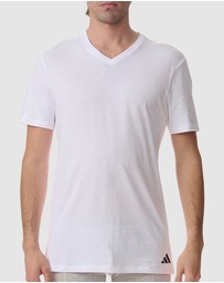 adidas Sportswear - 3 Pack Active Core Cotton V-Neck T-Shirt