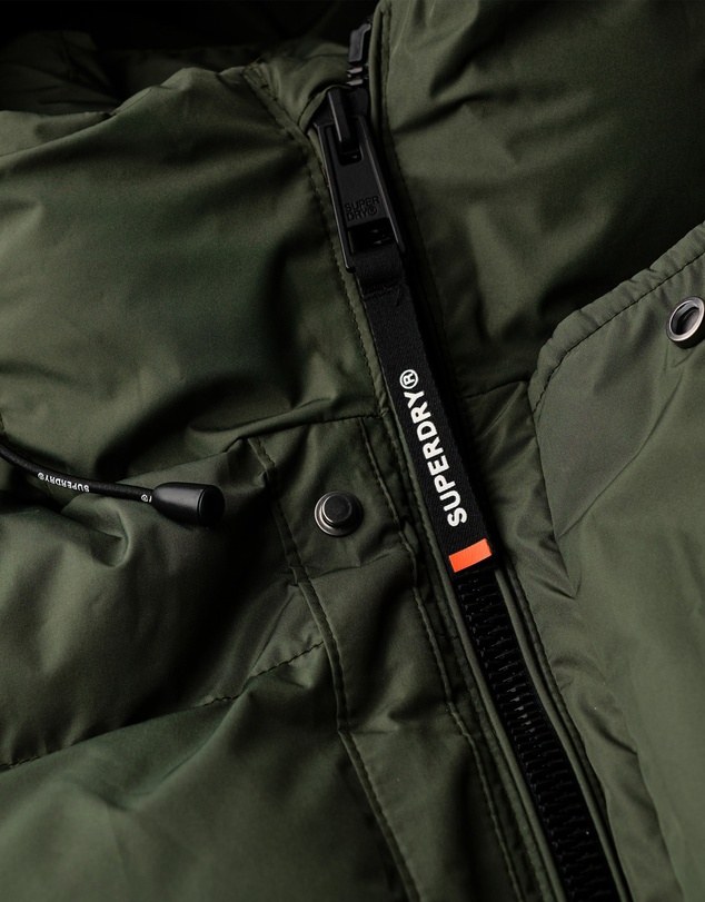 Superdry - Hooded Sports Puffer Mid Jacket