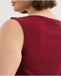 Atmos&Here Curvy - Thea Asymmetric Mesh Top