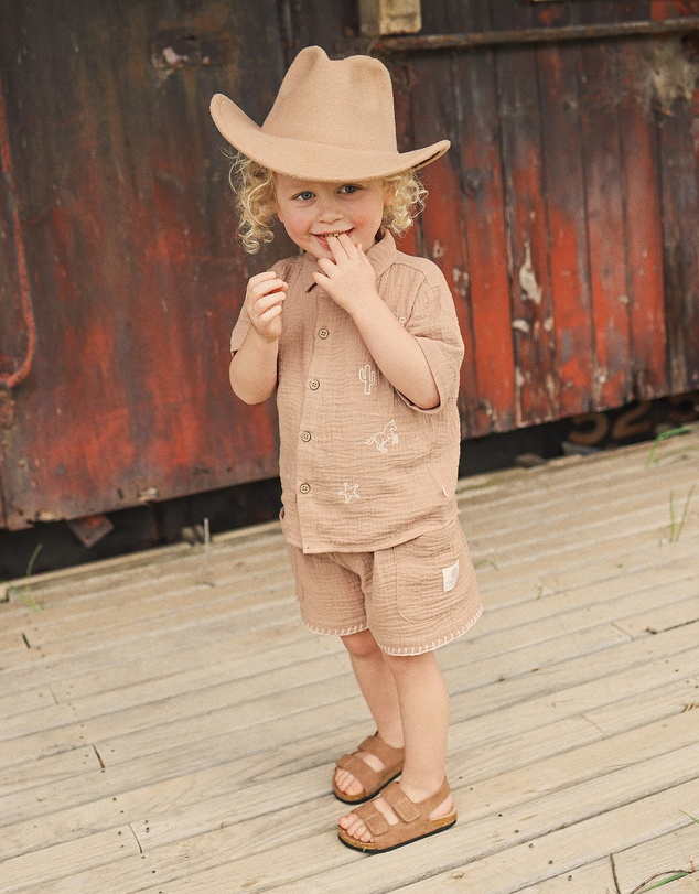 Kynd Baby - Woven Short in Mocha