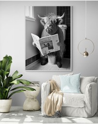 Inka Arthouse - Highland Cow Art Print