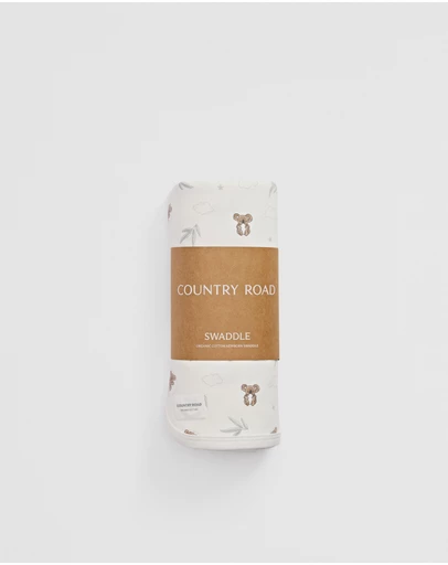 Country Road - Organically Grown Cotton Jersey Swaddle