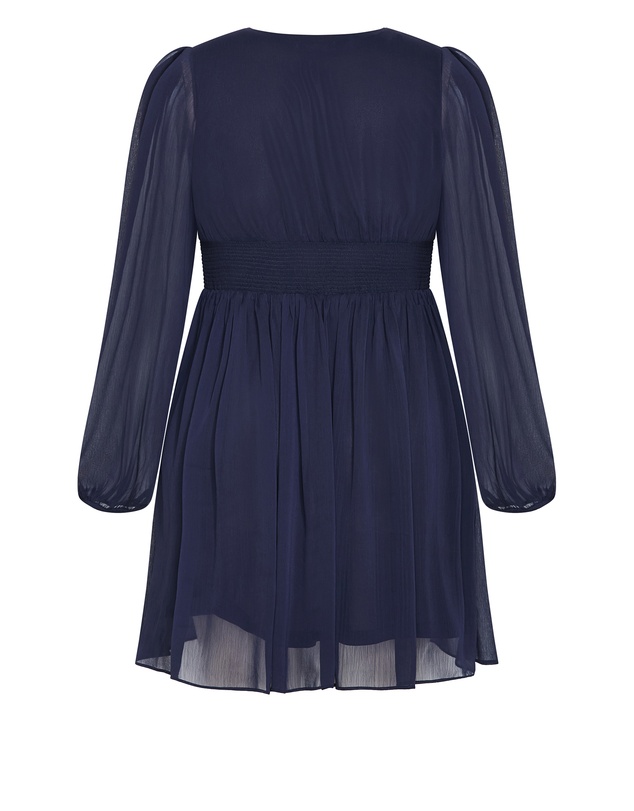 City Chic - Serina V Neck Mini Dress