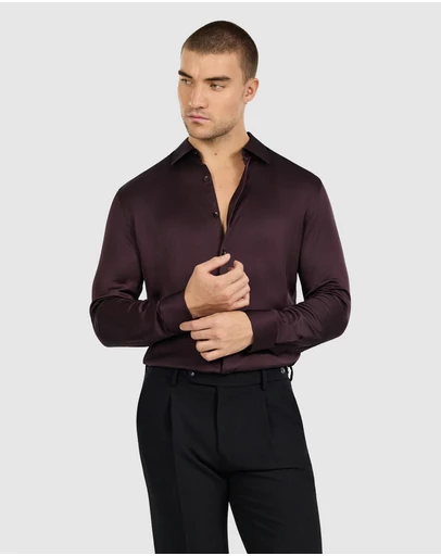 Tarocash - Titanium Viscose Shirt