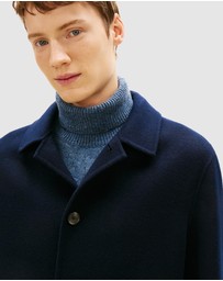 Tommy Hilfiger - Smart Casual Relaxed Coat With Cashmere