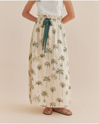 Amelius - Palma Elasticated Maxi Skirt