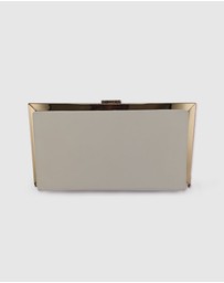 Izoa - Amanda Clutch White
