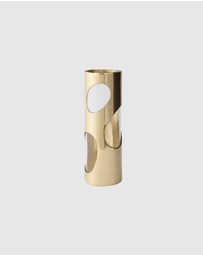 Greg Natale - Pietra Brass Vase Unlacquered