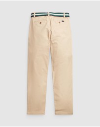 Polo Ralph Lauren - Belted Slim Fit Stretch Twill Pants - Teens