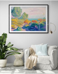 Inka Arthouse - Two Women by the Shore by Henri-Edmond Cross Art Print