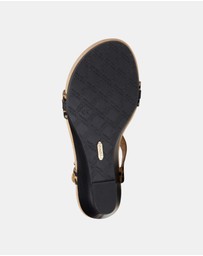 Vionic - Laurie Wedge Sandal - Tan Leopard