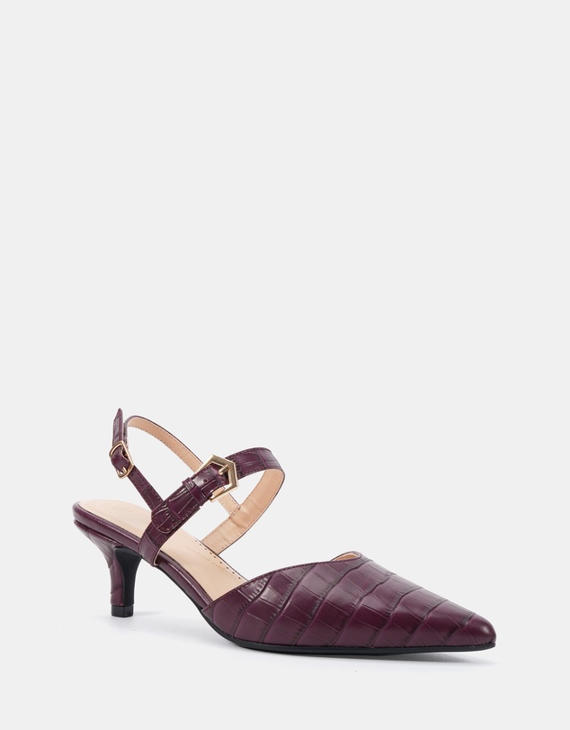 Clarks - Lake Mulberry Croc Mulberry Croc
