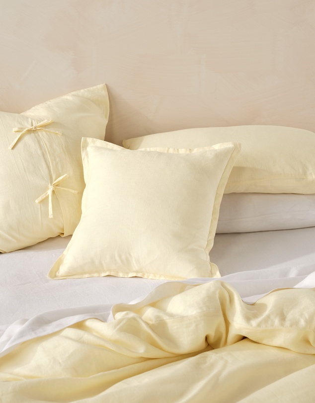 Linen House - Nimes Pure Linen Filled Cushion