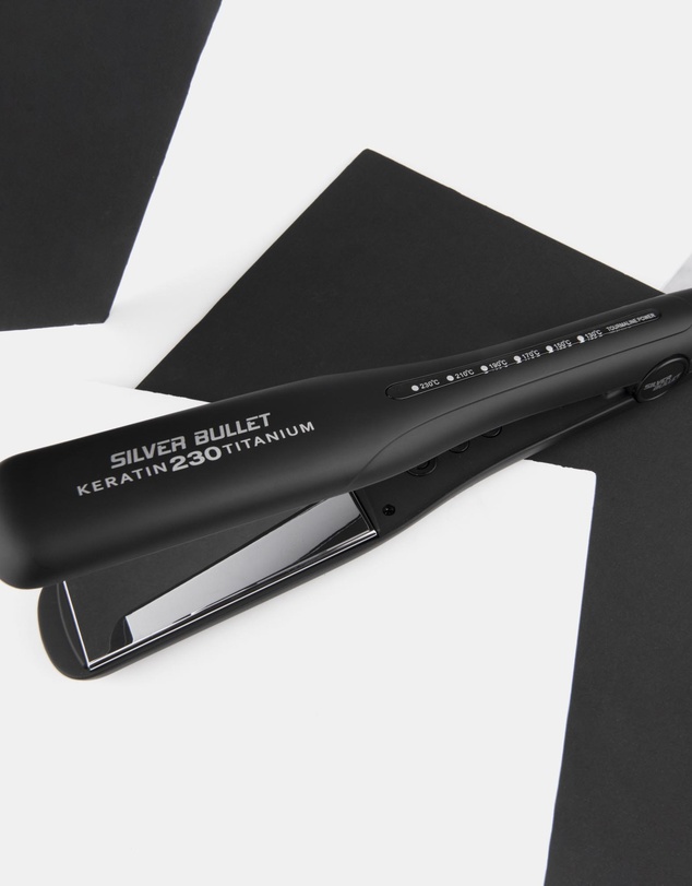 Silver Bullet - Keratin 230 Titanium Wide Plates Straightener - 38mm