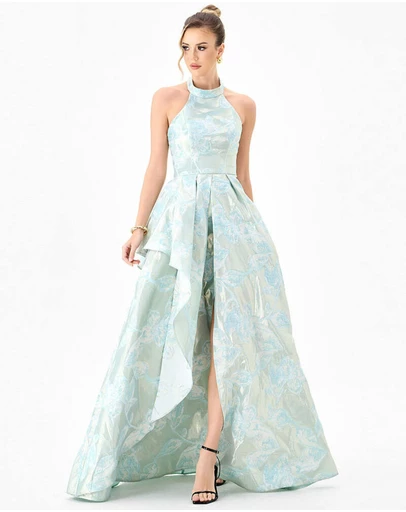 Bariano - Atila High Neck Gown