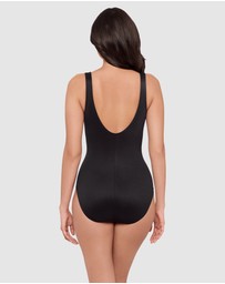 Miraclesuit Swimwear  - Light Show Layered Escape Underwired One Piece Shaping Swimsuit