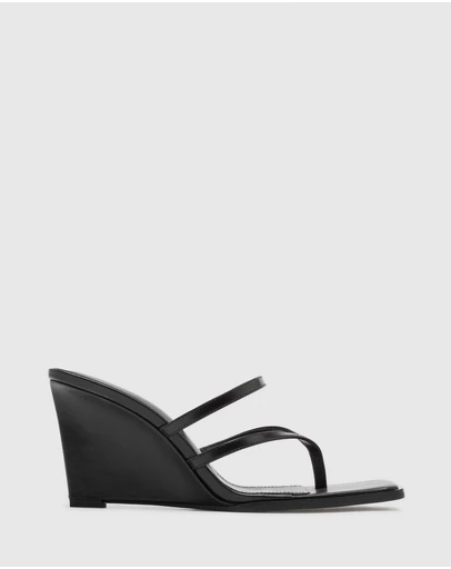 Nakedvice - The Saskia Black Wedge