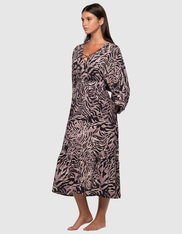 Nip Tuck Swim - Tuamotu Corrimal One Size Maxi Dress