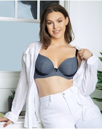 Parfait - Casey Denim Wired Plunge T-Shirt Bra