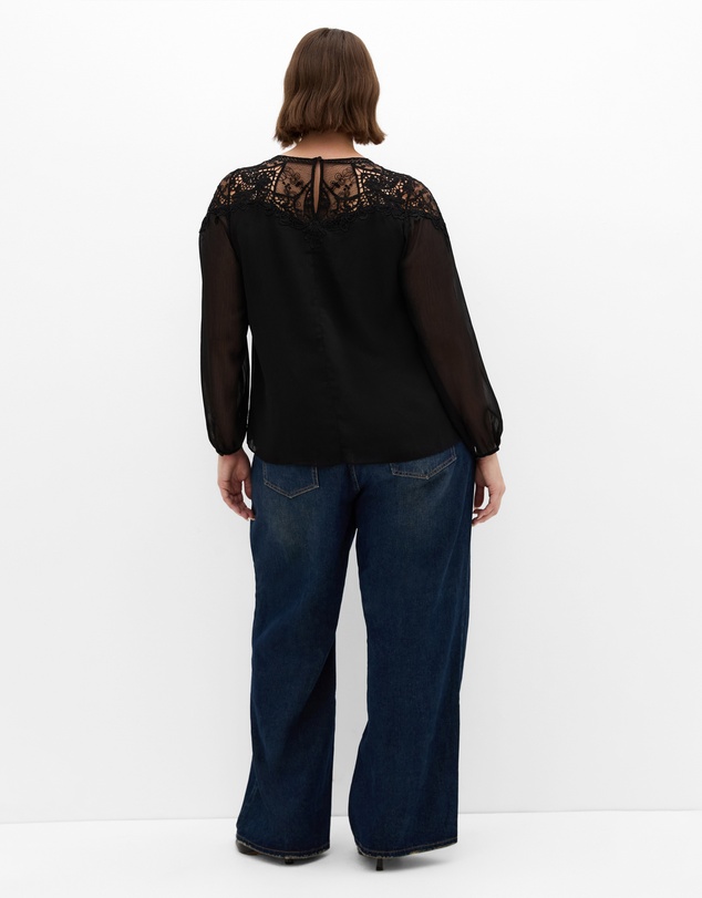 City Chic - Emilee Lace Shirt