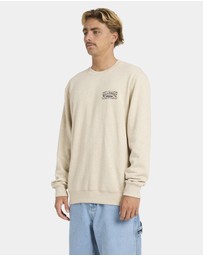 Billabong - Mens Short Sands Crew Neck Fleece Top