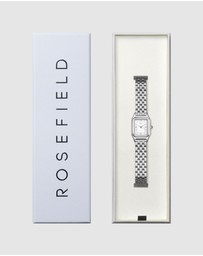 Rosefield - Ivy White Silver-Tone Bracelet Watch