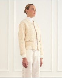 Aqua Blu Australia - Selene Cameron Bomber Jacket