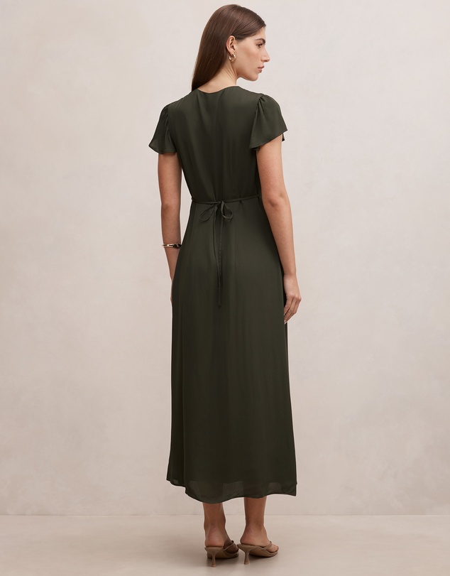 Forever New - Ardelia Flutter Sleeves Midi Dress