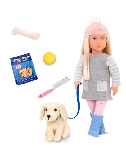 Our Generation - OG Doll W/Pet Dog, Meagan & Golden Retriever
