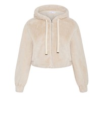City Chic - Remi Faux Fur Hooded Bomber