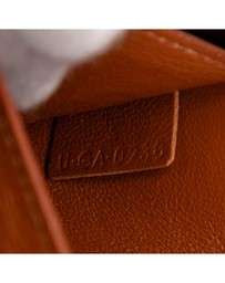 Pre-Loved by Azura Reborn - Pre-Loved Small Maillon Triomphe Jacquard and Calfskin Crecy Crossbody