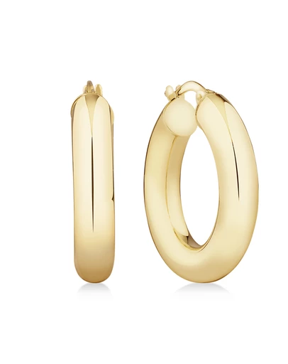 Michael Hill - 15mm Hoop Earrings in 10ct Yellow Gold