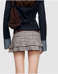 Lioness - Double Ruffle Mini Skort