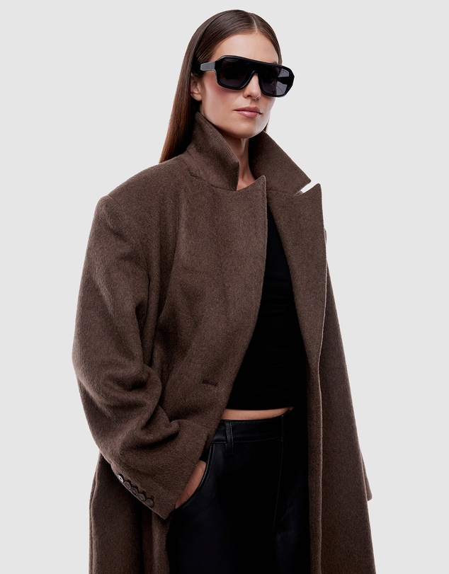 ENA PELLY - Scarlet Wool Blend Coat