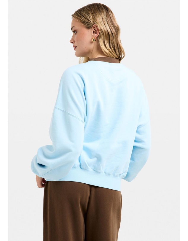 Subtitled - Cannes Contrast Crew Neck Jumper