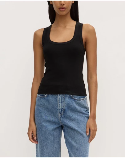 Assembly Label - Robyn Scoop Neck Rib Tank