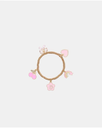 Seed Heritage - Initial Stretch Charm Bracelet