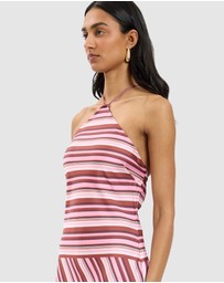 With Harper Lu - Halter Maxi Dress