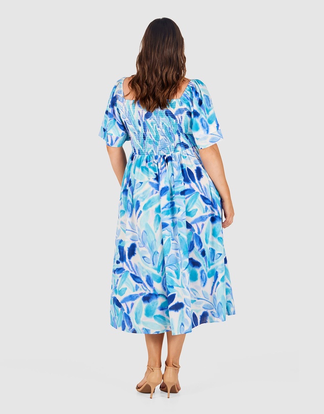 Love Your Wardrobe - Kaia Shirred Bodice Dress
