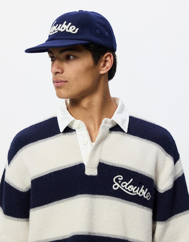 S Double - Cursive Foldup Wool Strapback
