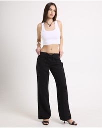 Alice In The Eve - Piper Lace Up Pants